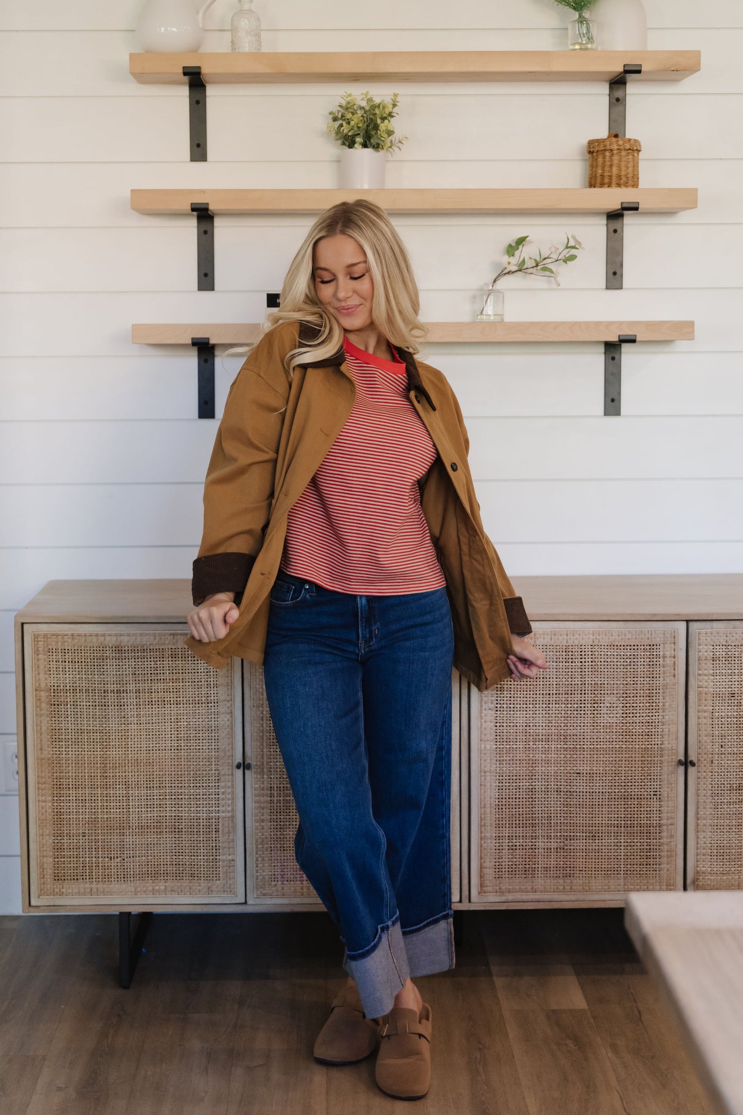 THE KOVEN BARN JACKET IN BROWN