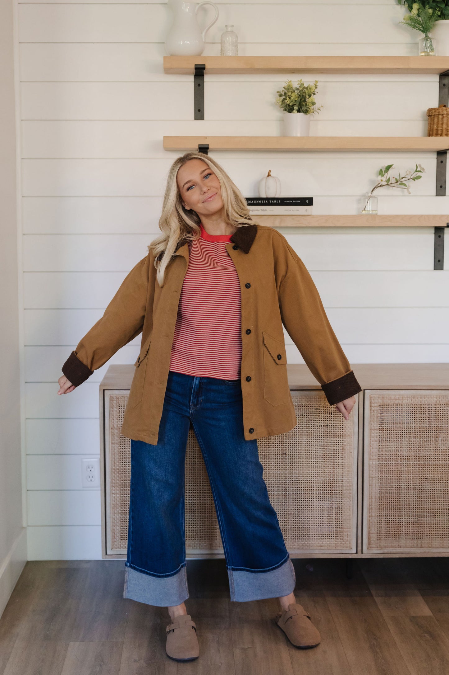 THE KOVEN BARN JACKET IN BROWN