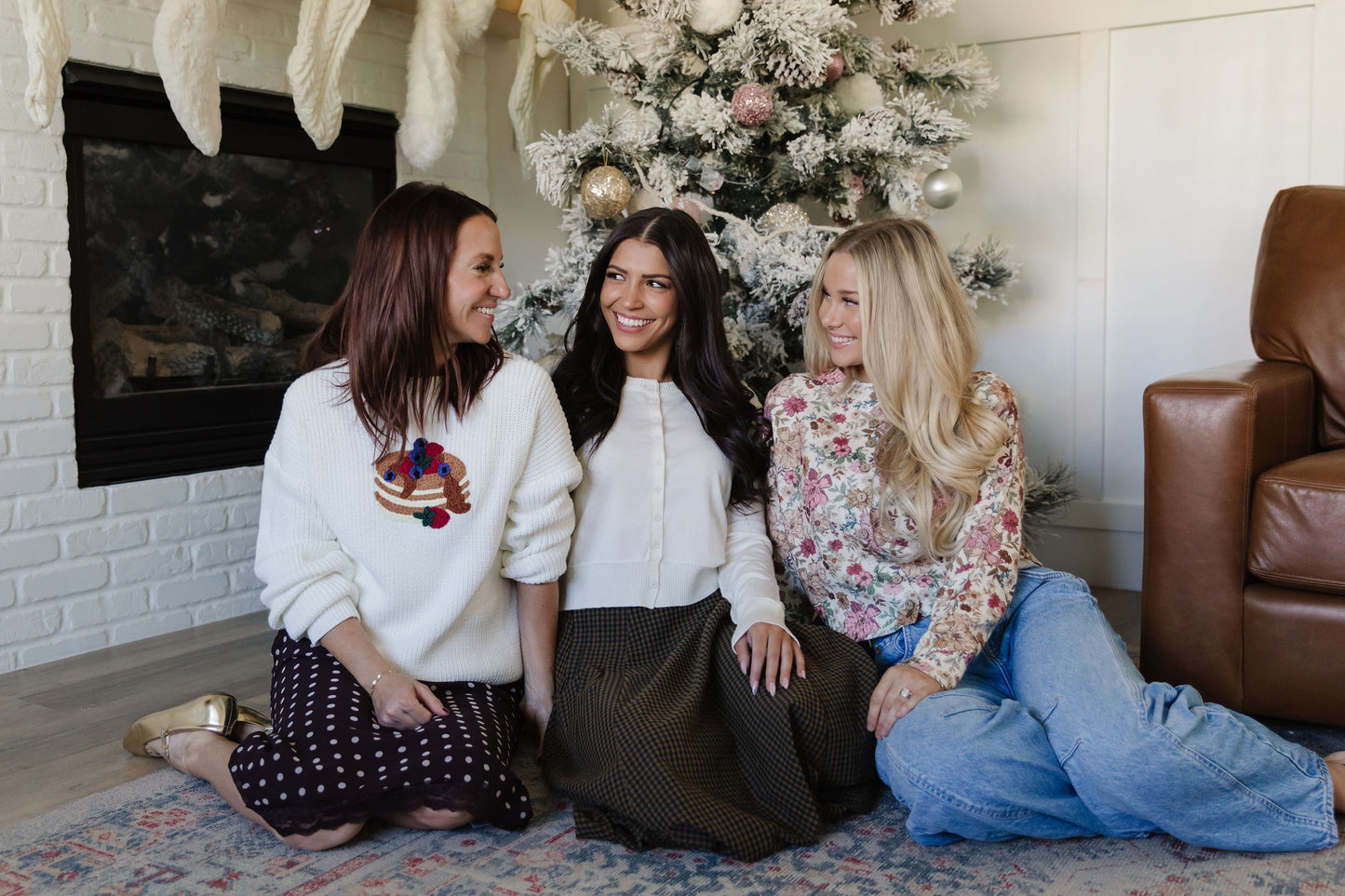 THE VIVIAN POLKA DOT SKIRT IN DEEP PLUM