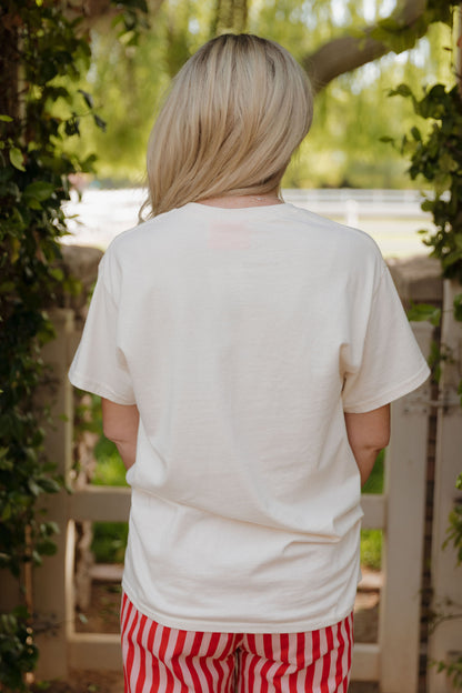THE SARDINES GRAPHIC TEE IN IVORY