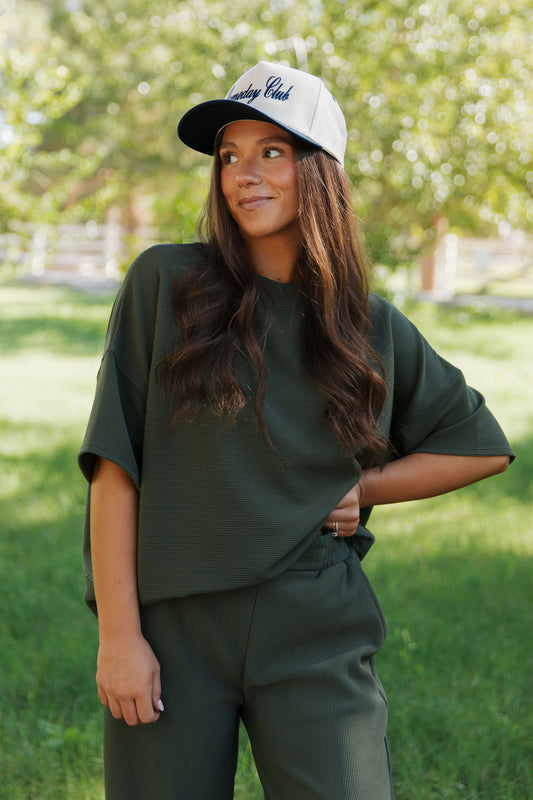 THE CADEN LOUNGE SET IN GREEN