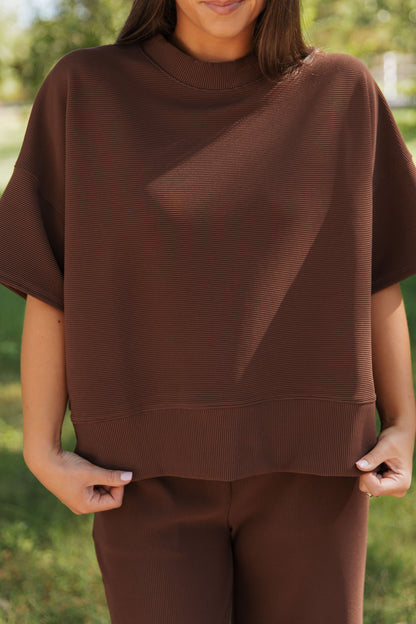 THE CADEN LOUNGE SET IN MOCHA