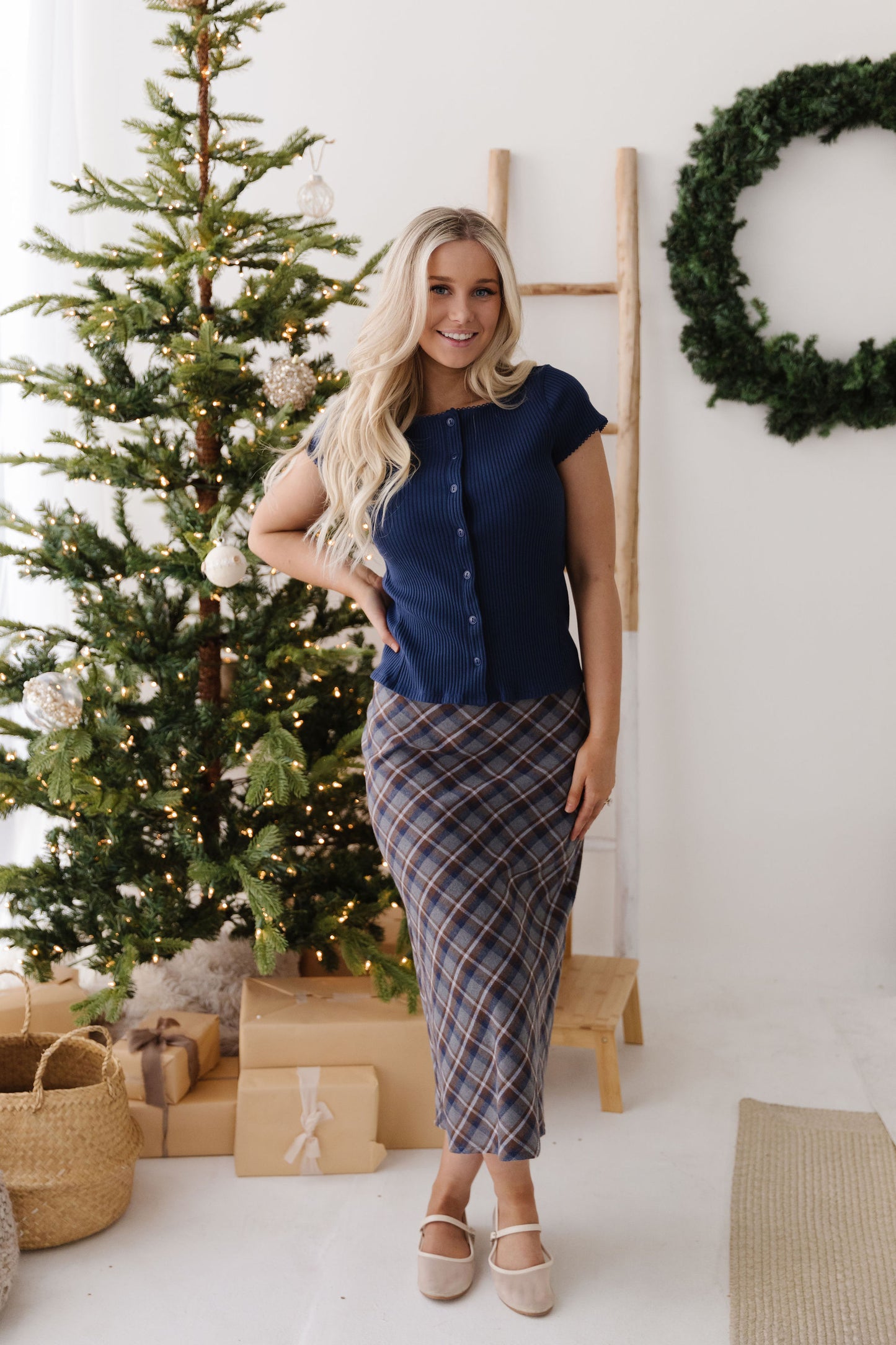 FREE PEOPLE MOST WANTED CARDI IN NAVY