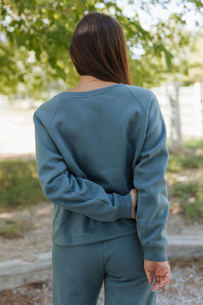 THE ANGELA COMFY SET IN JADE GREEN