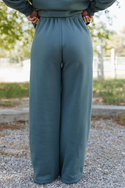 THE ANGELA COMFY SET IN JADE GREEN