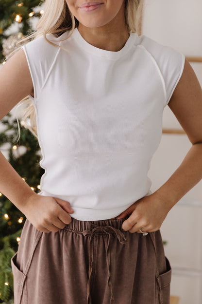 FREE PEOPLE EVER HAD TEE IN IVORY