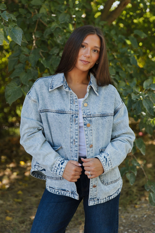 THE SELAH VINTAGE DENIM JACKET
