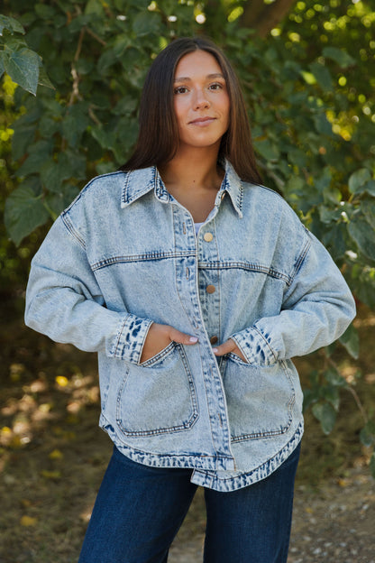 THE SELAH VINTAGE DENIM JACKET