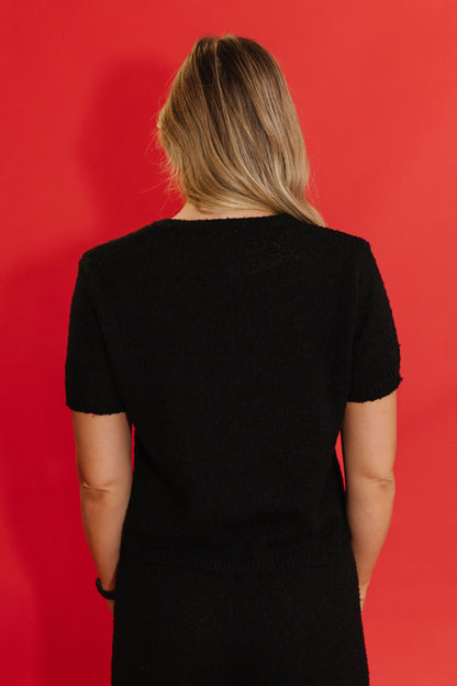 THE CAMDEN COZY KNIT SET IN BLACK