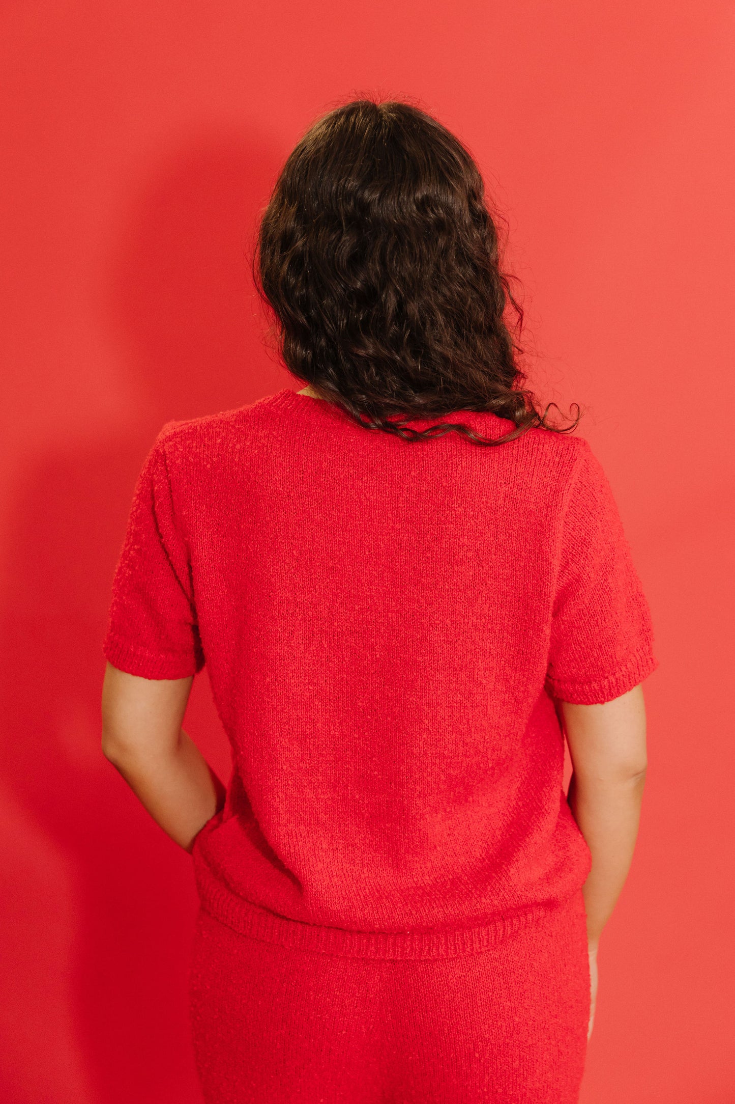 THE CAMDEN COZY KNIT SET IN RED