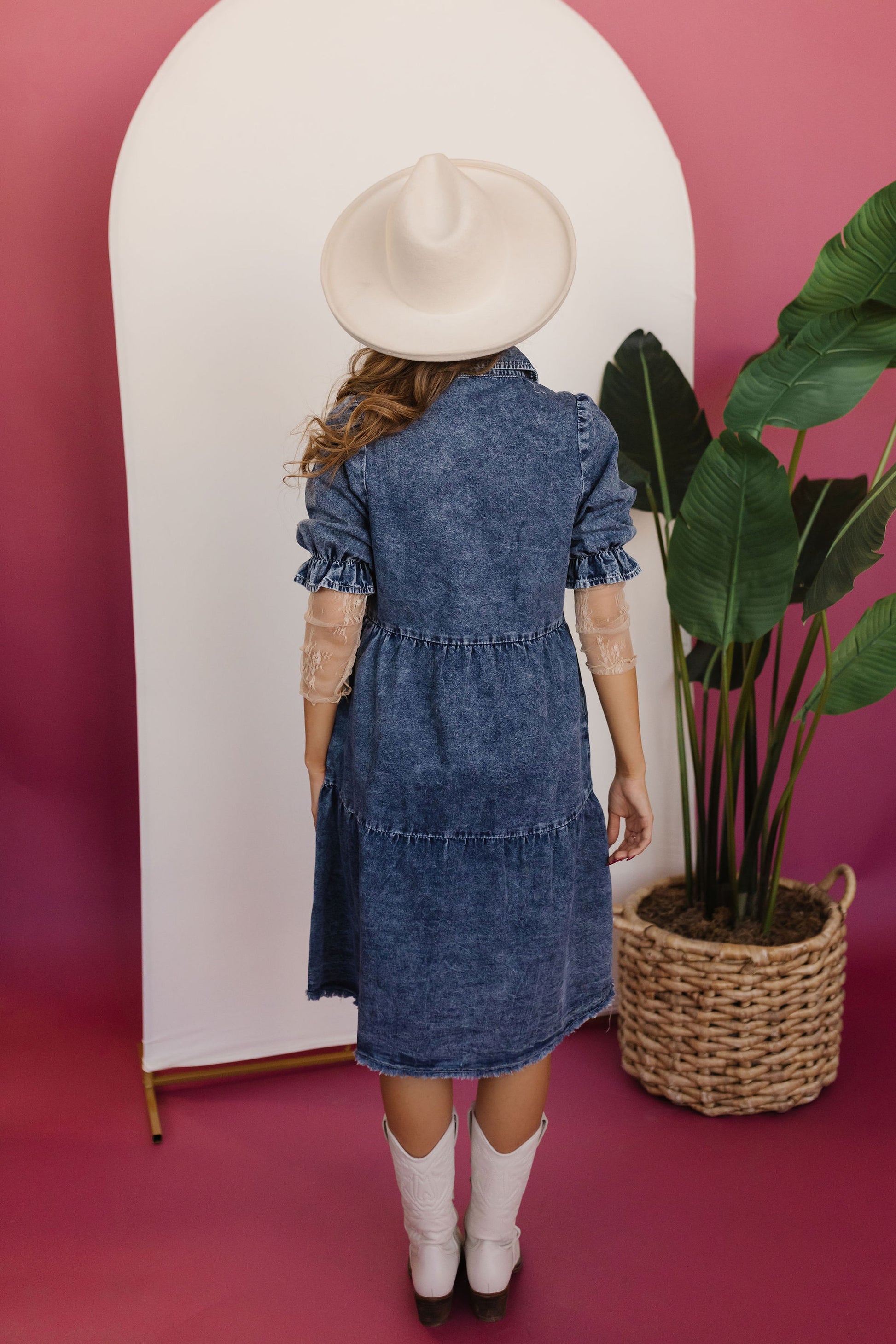 THE TEXAS DENIM DRESS BY PINK DESERT XXX-Large THE TEXAS DENIM DRESS BY PINK DESERT XXX-Large