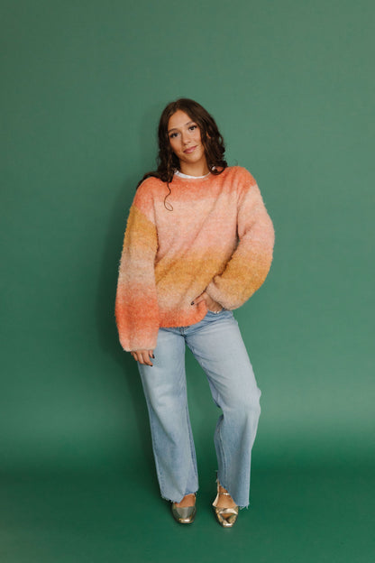 THE CALISTA SWEATER IN SUNSET