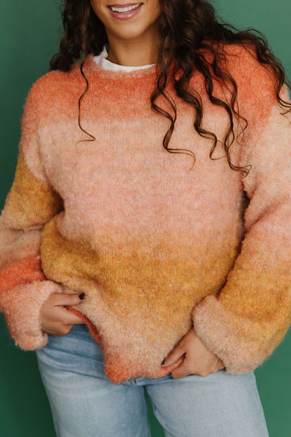 THE CALISTA SWEATER IN SUNSET