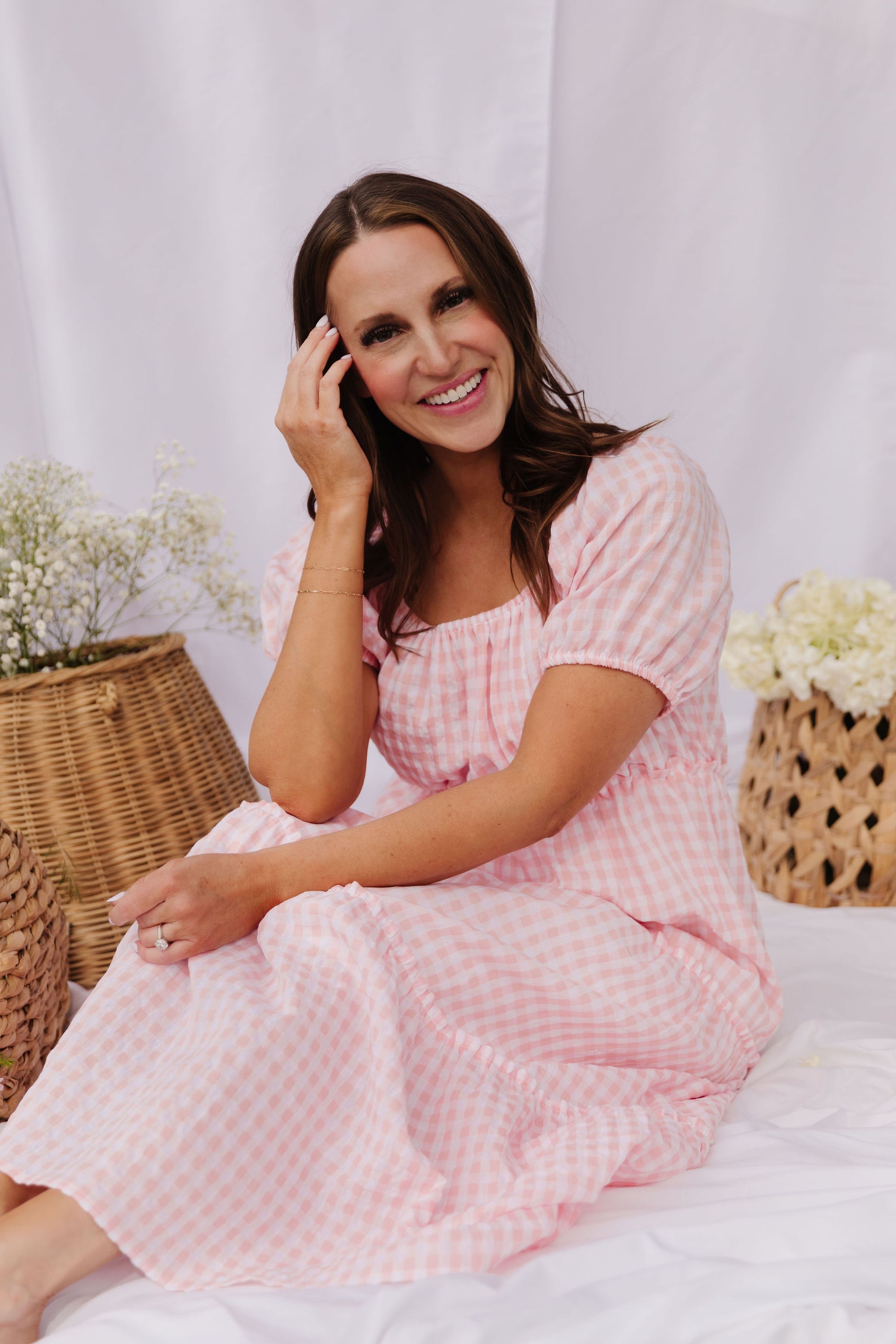forevermore peach skater dress Forevermore Peach Skater Dress