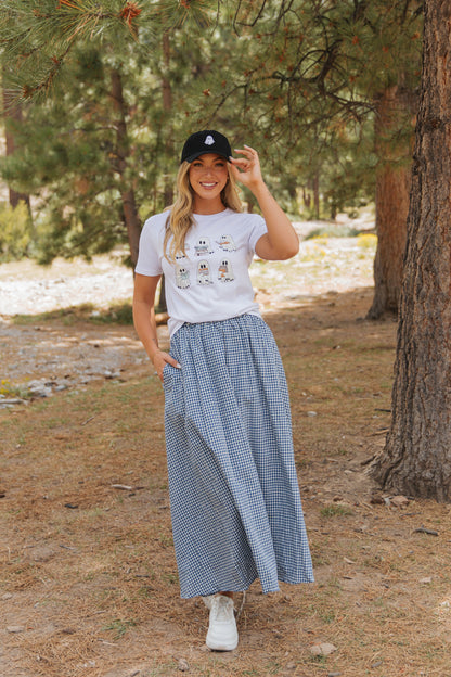 THE READING GHOSTS TEE IN WHITE