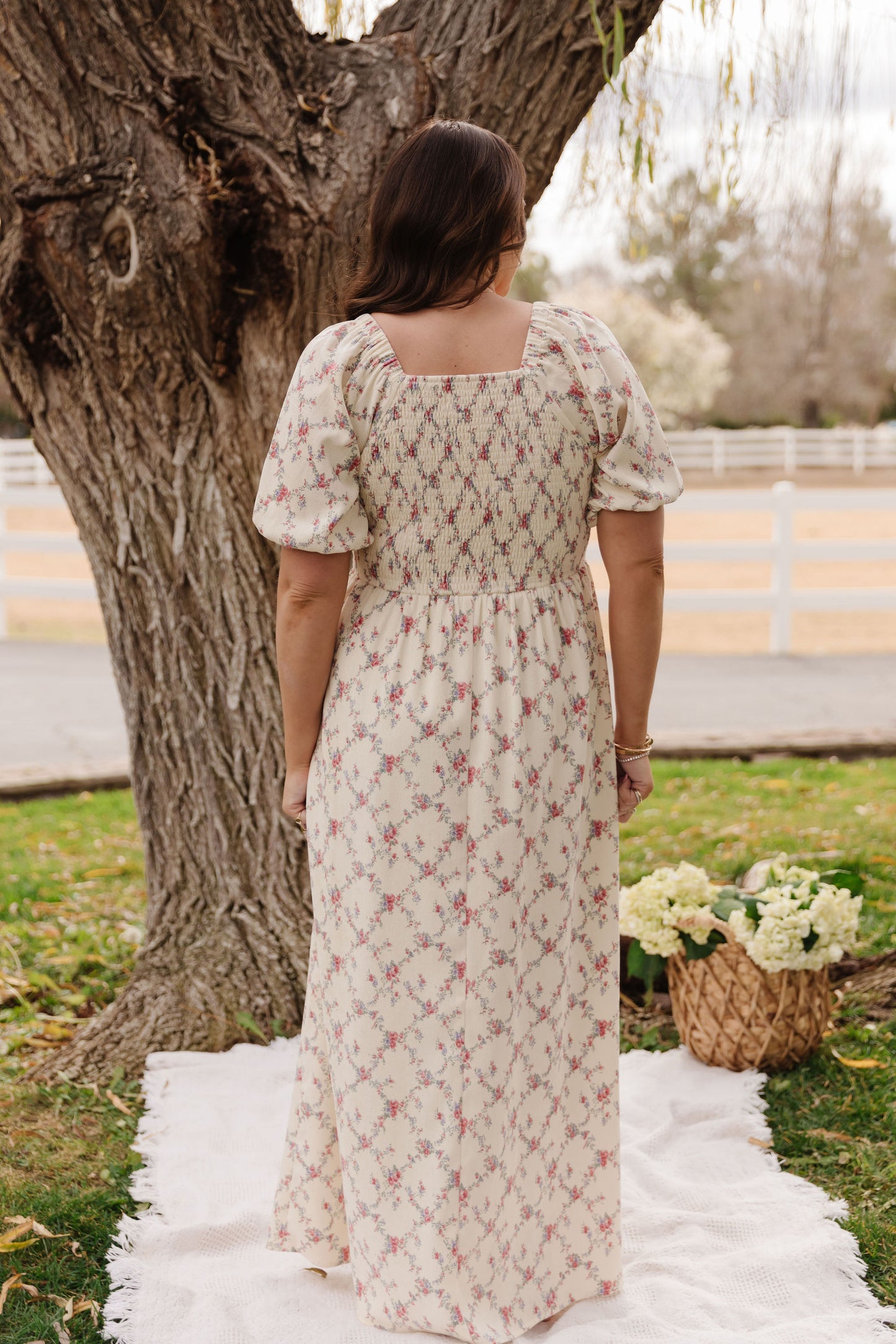 THE EMMY LOU DRESS IN BLUSHING MEADOW BY PINK DESERT