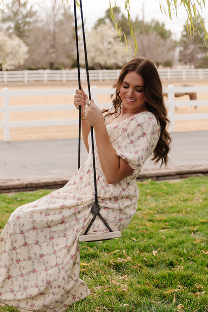 THE EMMY LOU DRESS IN BLUSHING MEADOW BY PINK DESERT