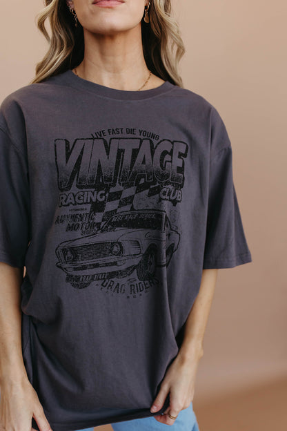 THE VINTAGE RACING SHIRT IN ASH