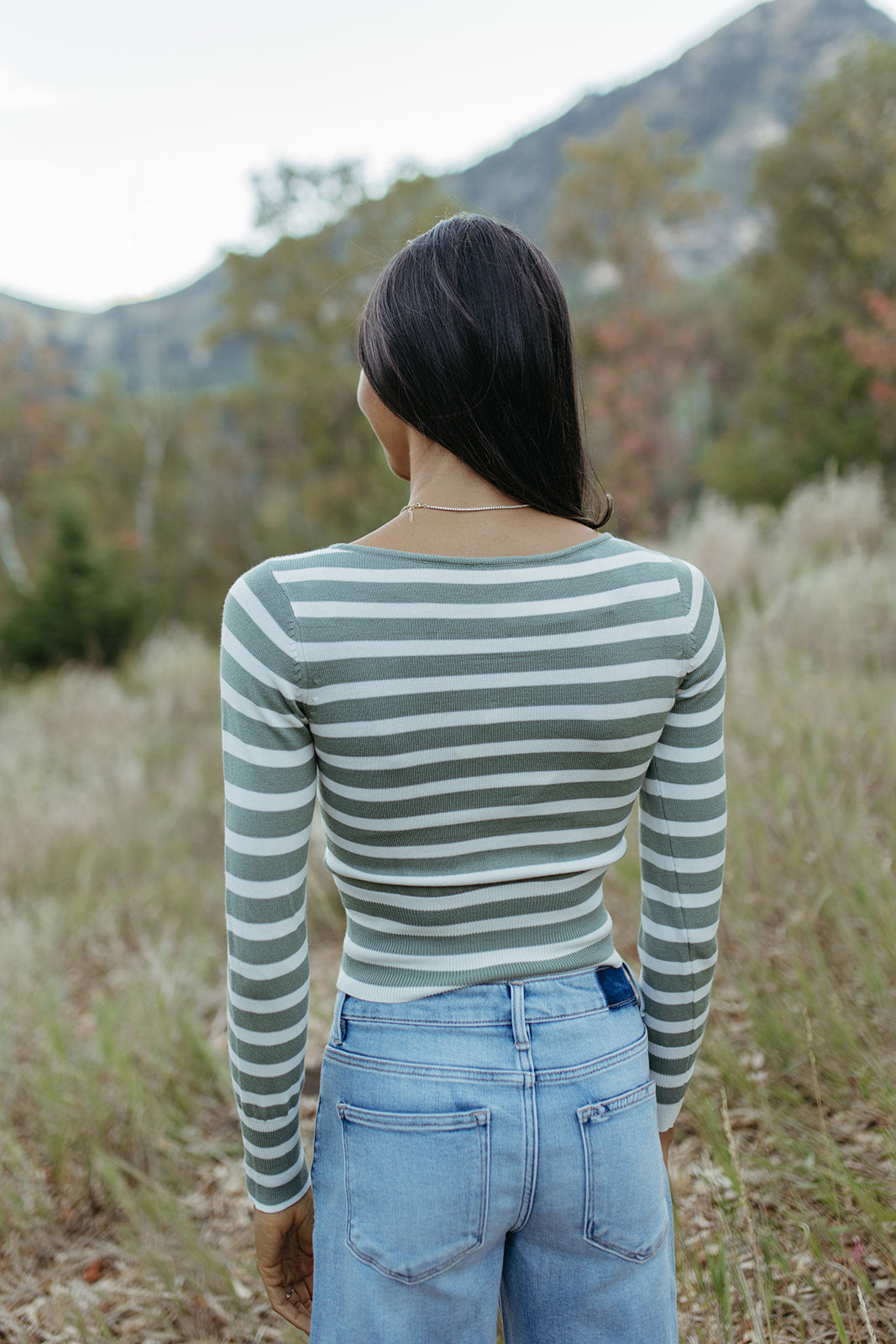 THE MEGAN MIDRISE RAW HEM JEANS