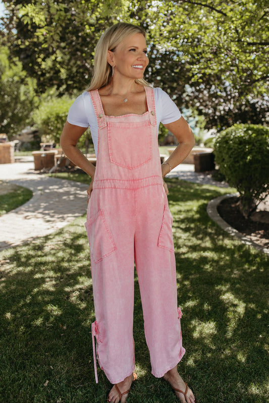 THE PENNY PINK ROMPER