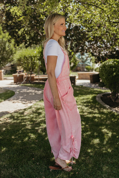 THE PENNY PINK ROMPER