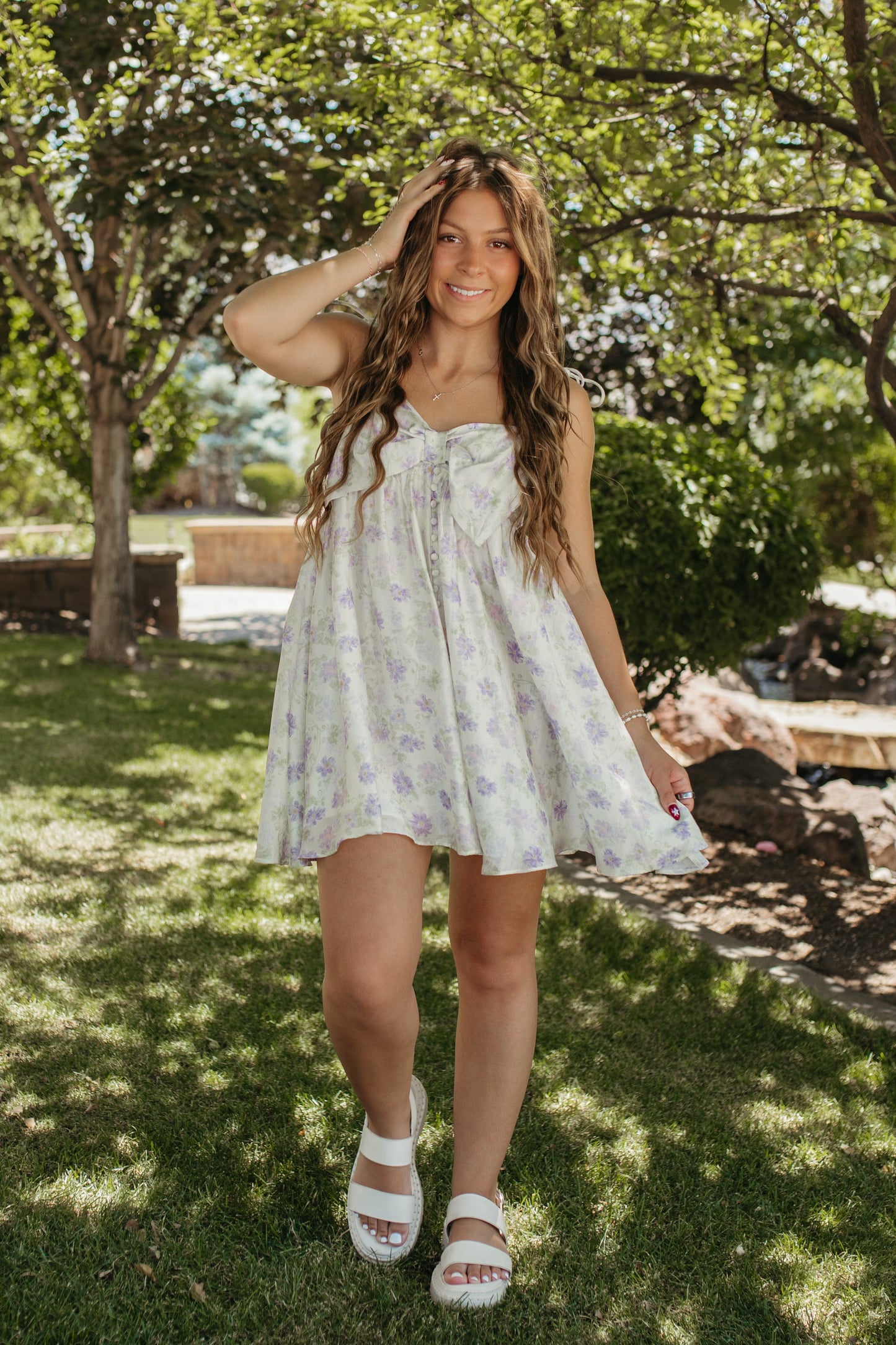 THE LAVENDER BLOOM BABYDOLL DRESS