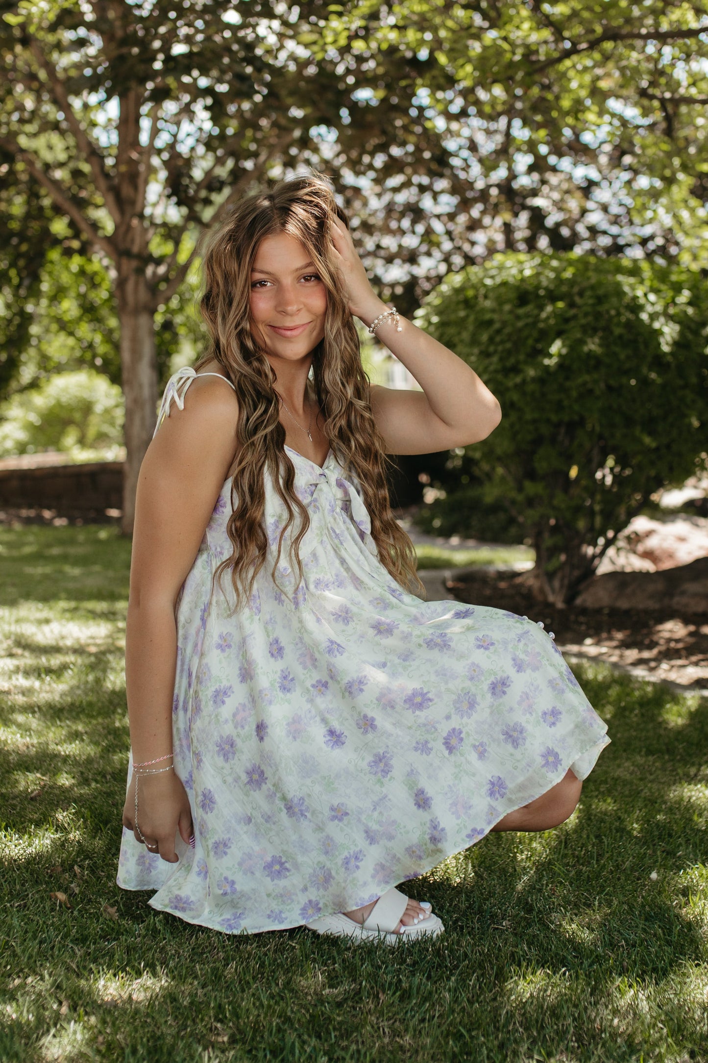 THE LAVENDER BLOOM BABYDOLL DRESS