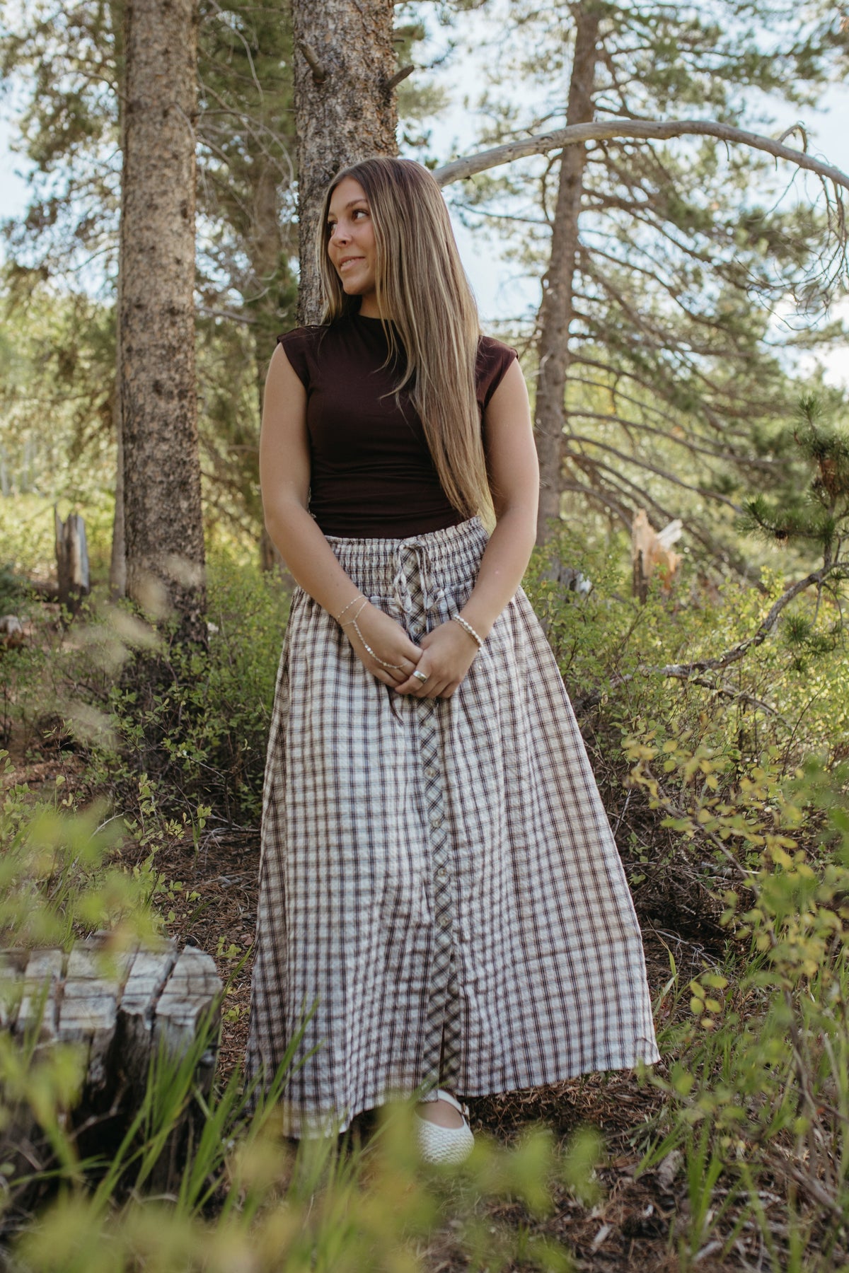 THE KIARA KNIT TOP IN CHOCOLATE