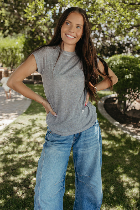 THE BLANCHE GREY T-SHIRT