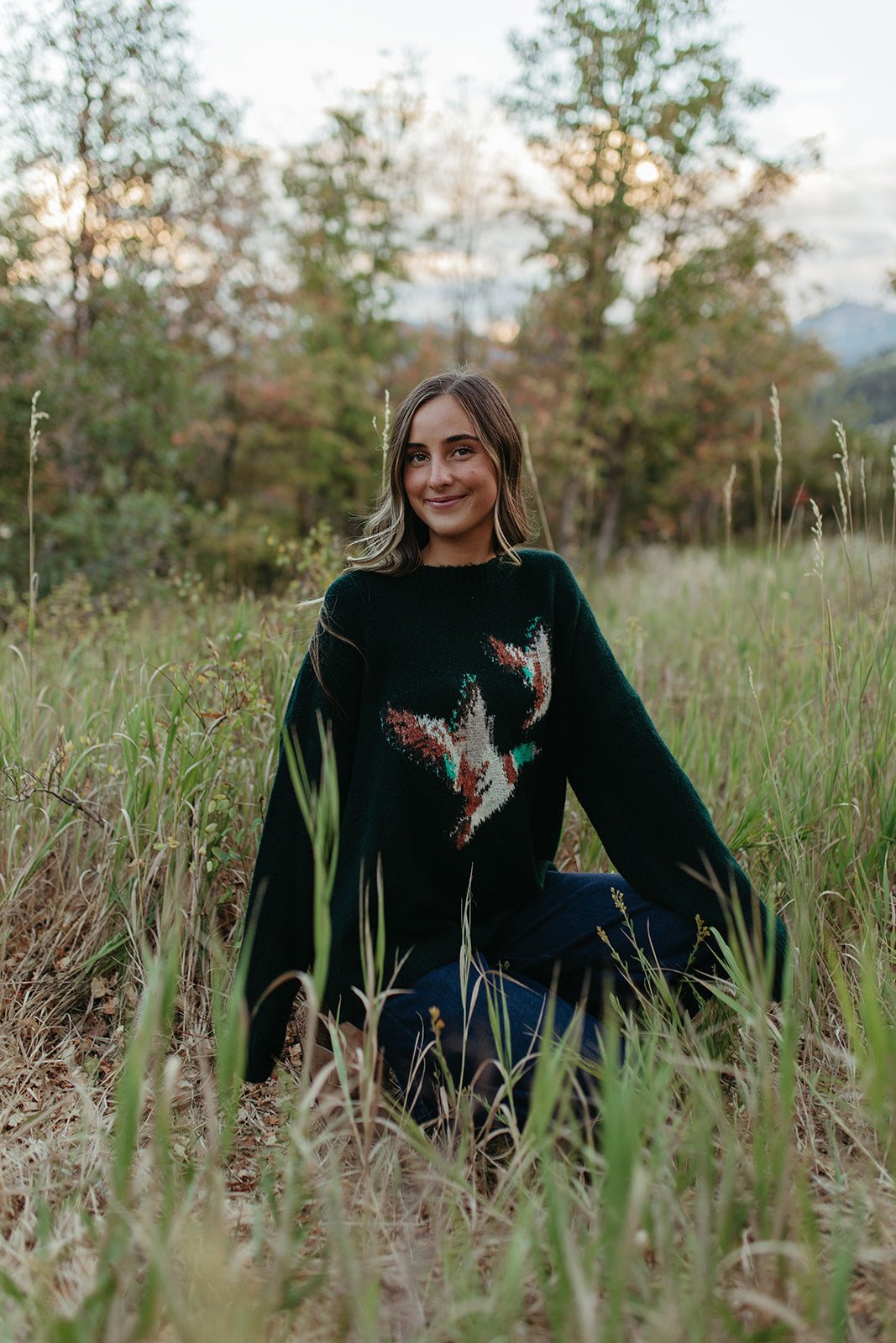 THE MALLARD DUCK SWEATER IN GREEN