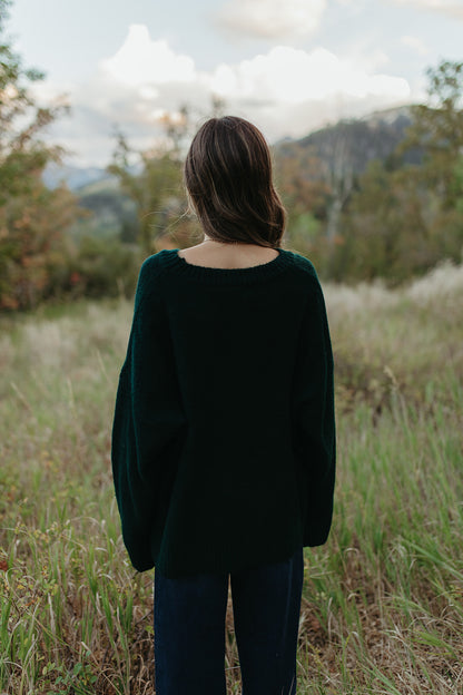 THE MALLARD DUCK SWEATER IN GREEN