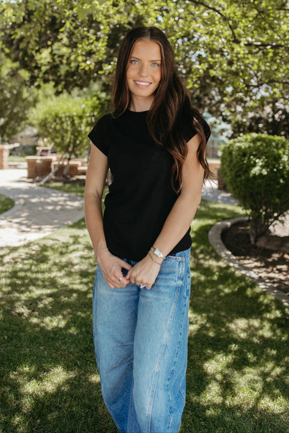THE BLANCHE BLACK T-SHIRT