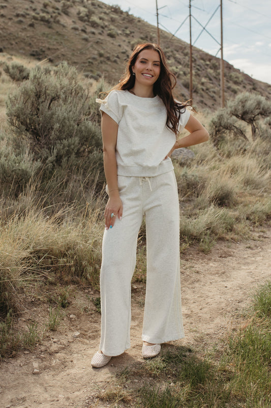 THE KAIA LACE STRIPED BOW TOP