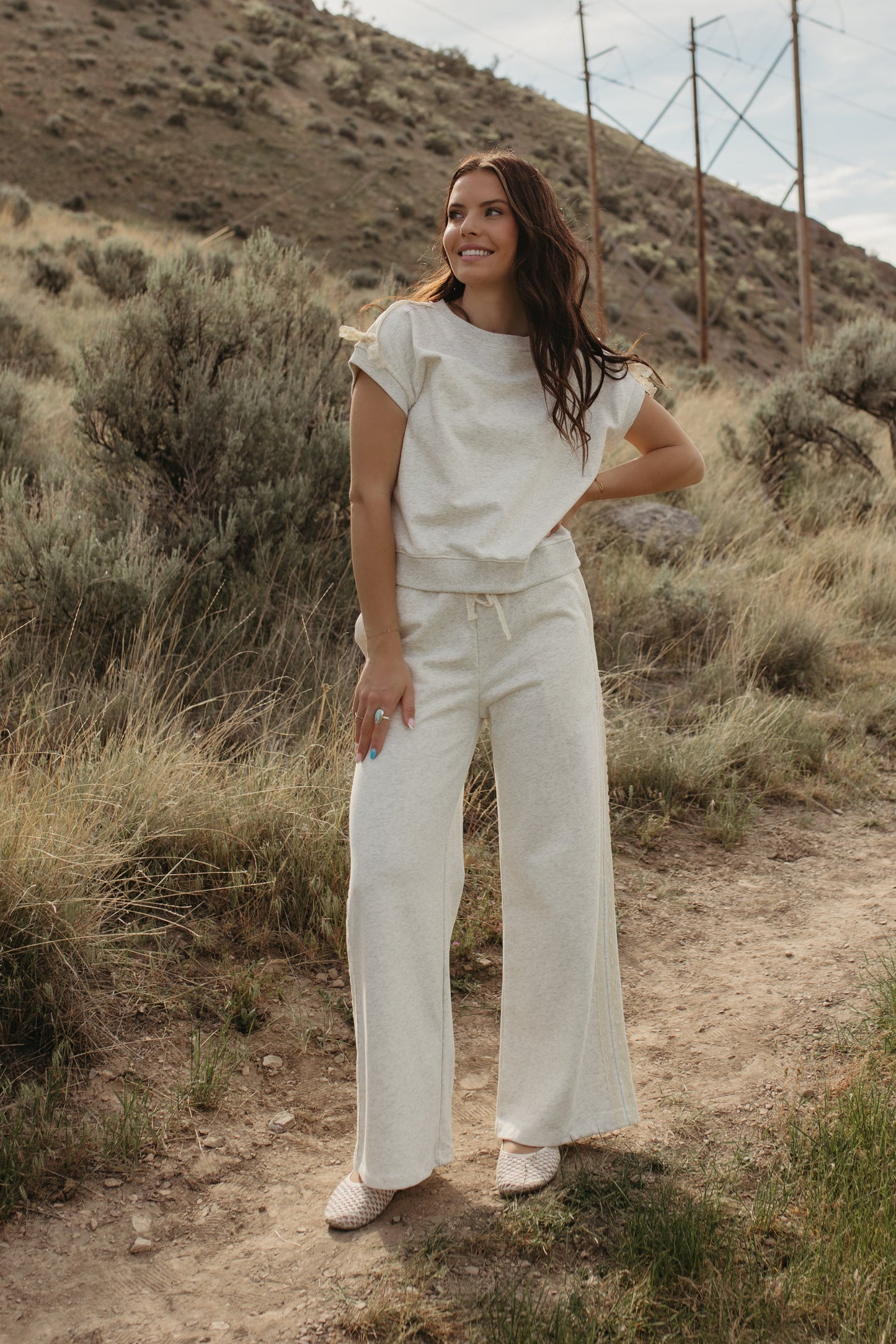 THE KAIA LACE STRIPED BOTTOMS