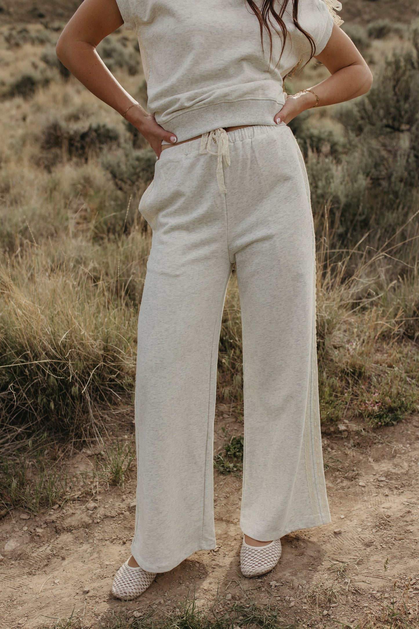 THE KAIA LACE STRIPED BOTTOMS