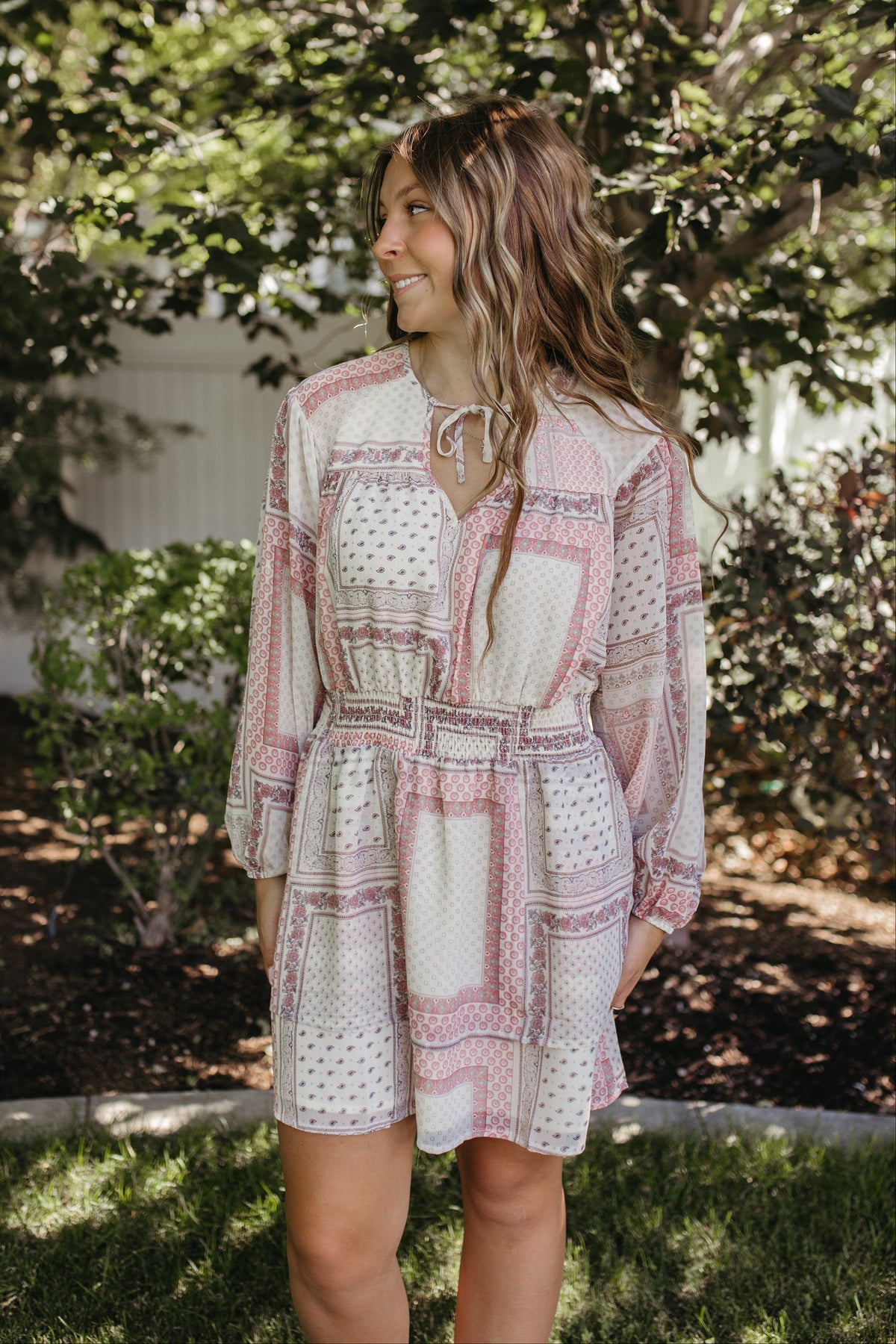 THE TINSLEY CHIFFON MIDI DRESS IN IVORY