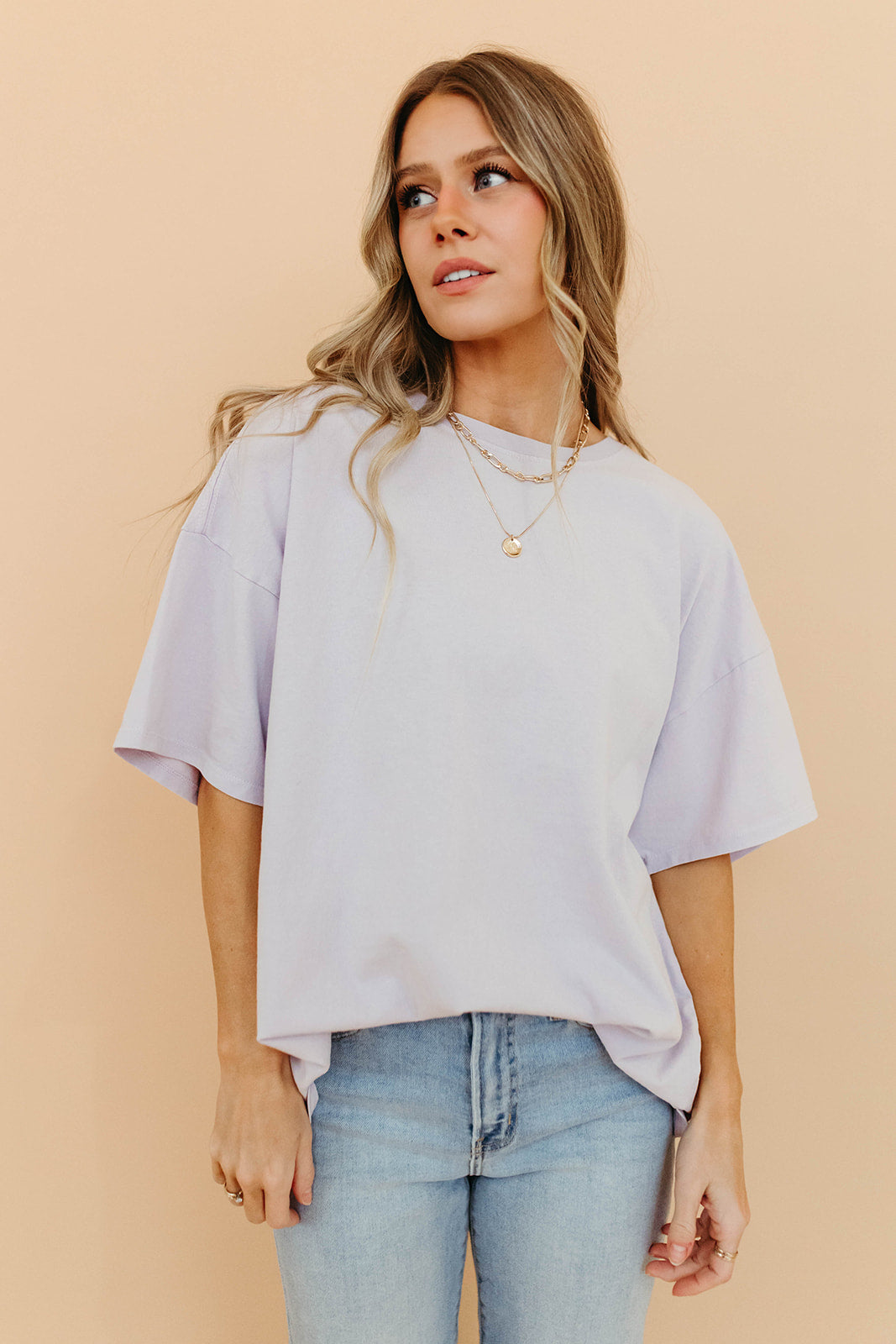 THE EVERYDAY TEE IN LAVENDER
