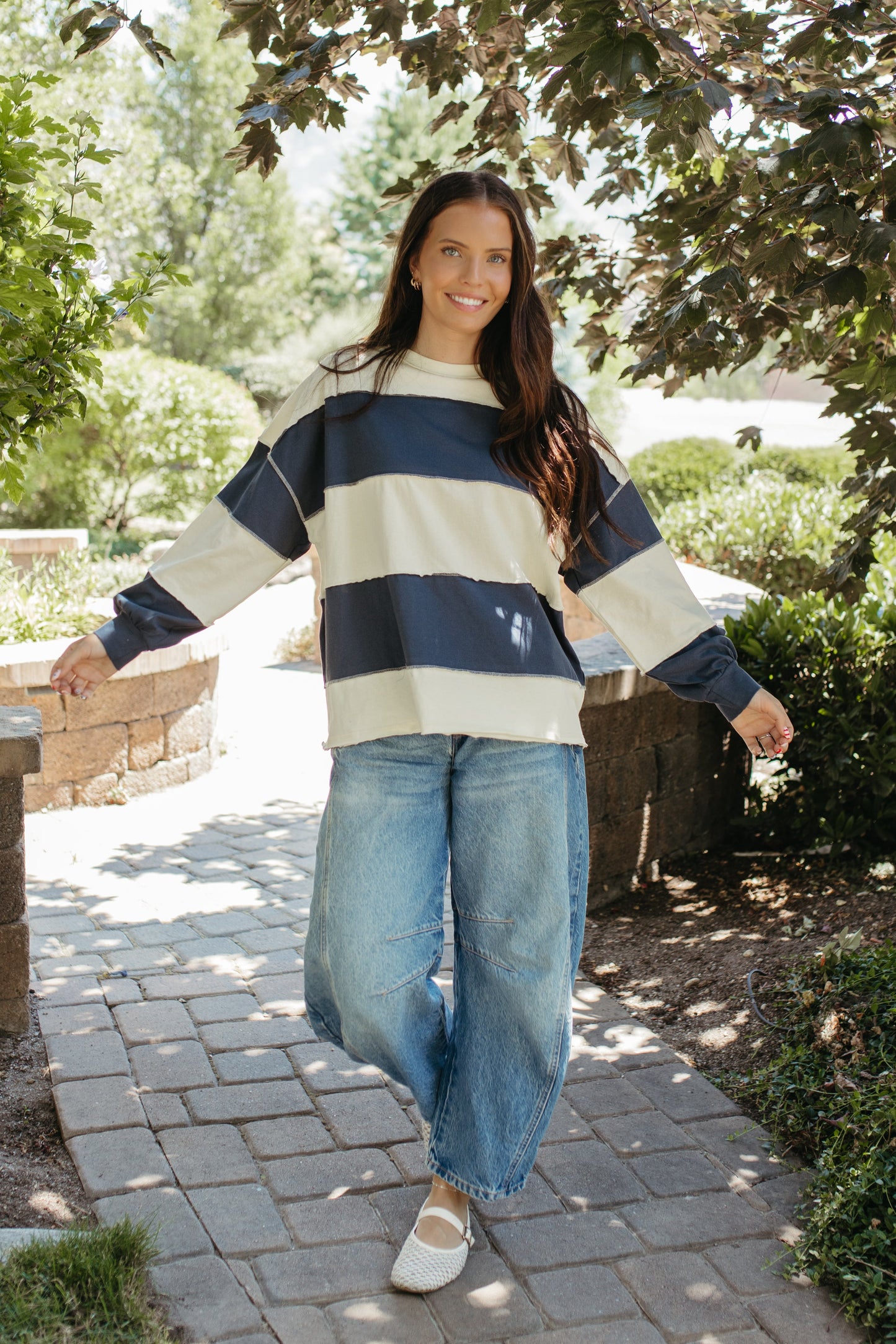 THE HAYES HARBOR STRIPED PULLOVER