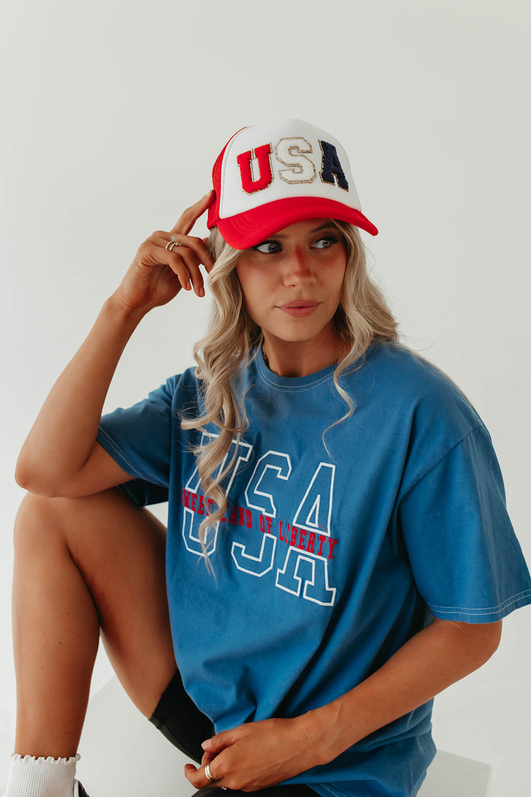 THE USA PATCH TRUCKER HAT