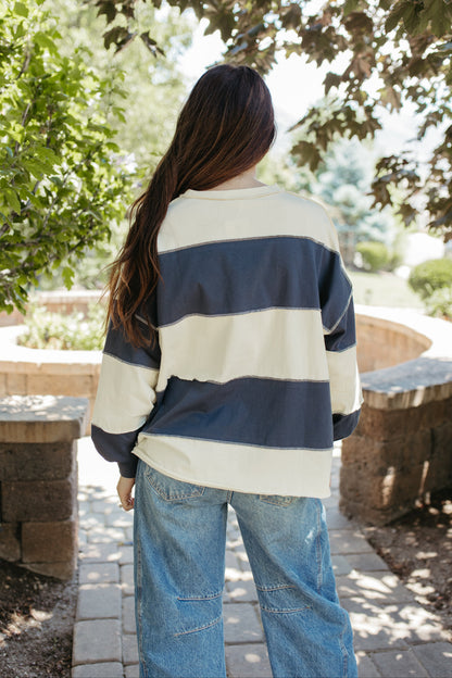 THE HAYES HARBOR STRIPED PULLOVER