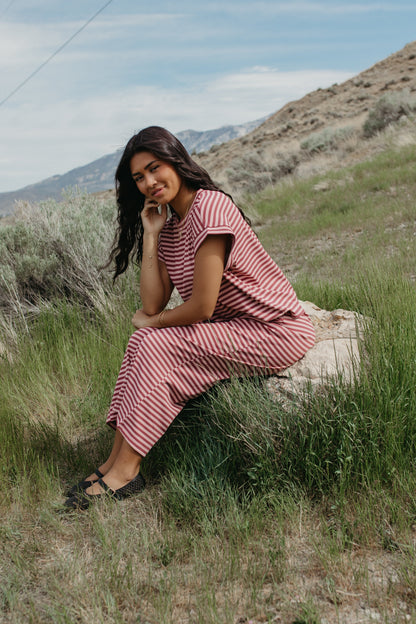 THE TAYLEE STRIPED RIBBED SET