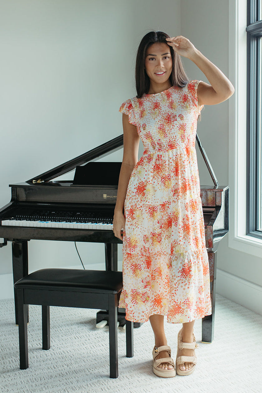 floral brunch dress THE TESSA SMOCKED Small ZARA Beaded Mini Dress YGroup_colourway-daphne Size (EU):37 Imported.