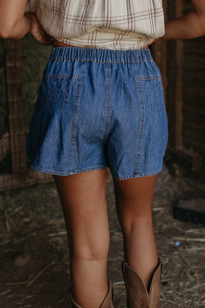 THE WILDER DENIM SHORTS