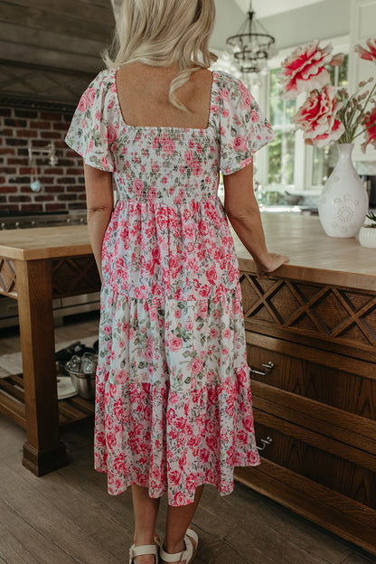 THE TALLULAH FLORAL TIERED MAXI DRESS