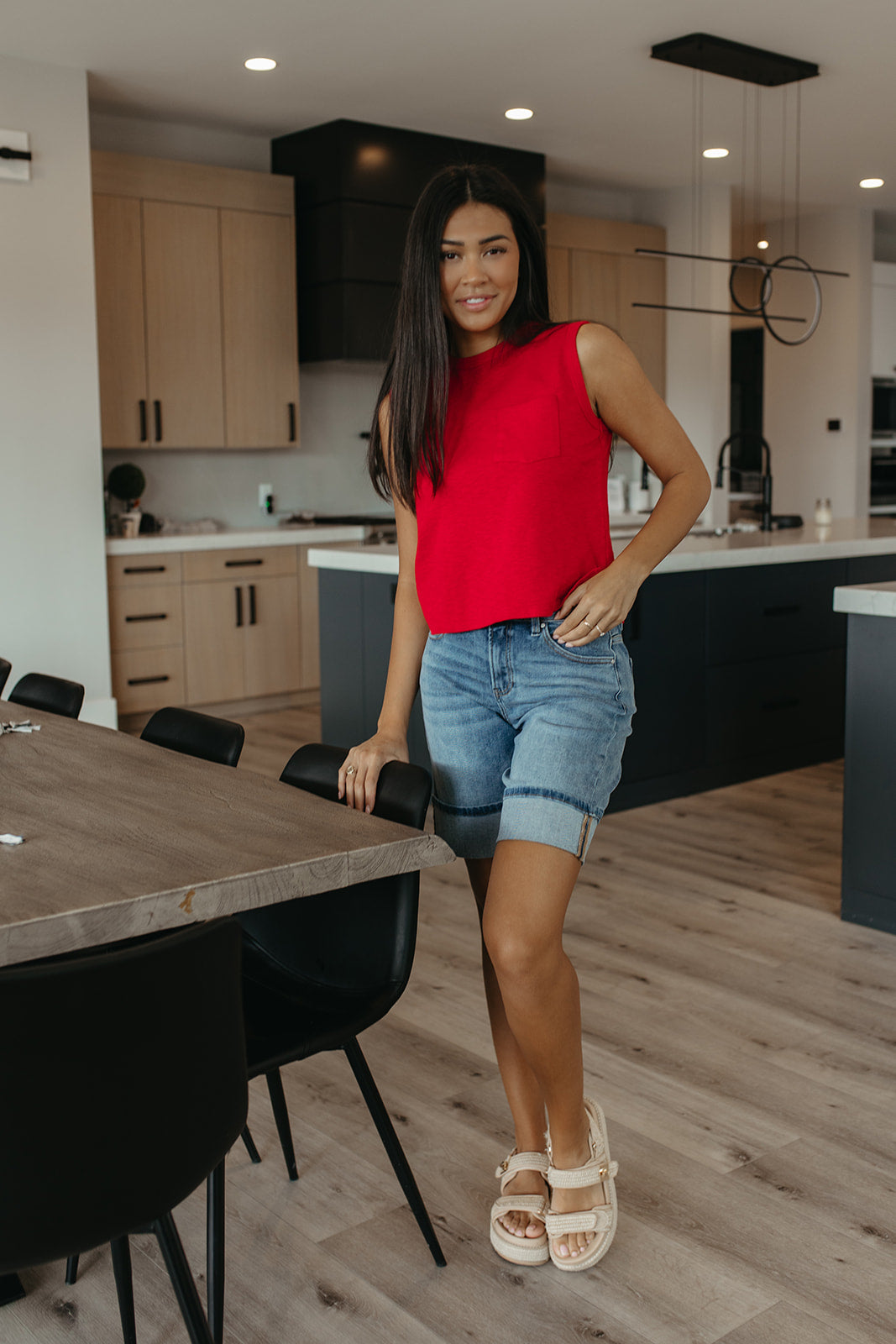 THE CUBBY HIGH RISE CUFFED SHORTS