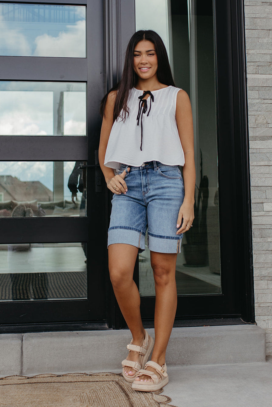 THE CUBBY HIGH RISE CUFFED SHORTS