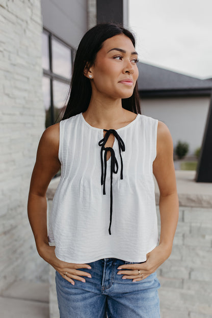 THE TINSLEY TIE TANK TOP