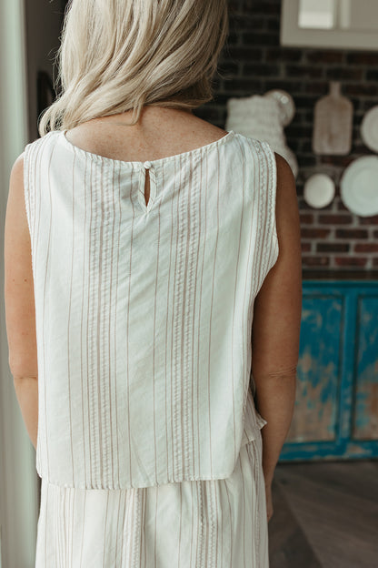 THE ZARA PIN STRIPED TANK