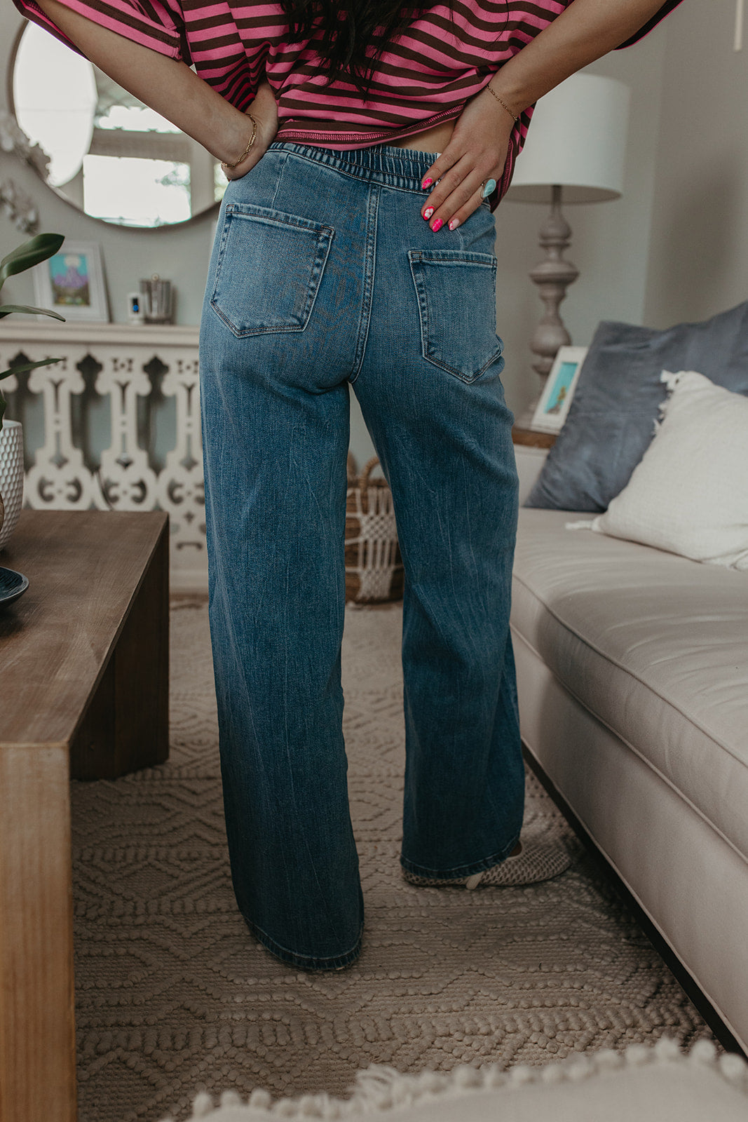 THE MARGO FRONT TIE JEANS