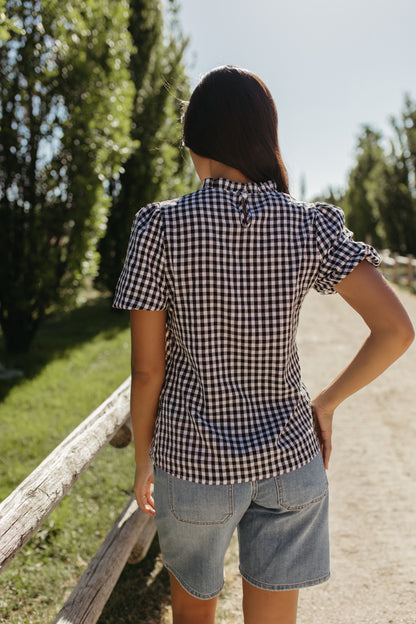 THE BEATRIX GINGHAM BLOUSE